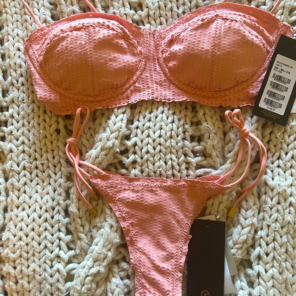 Gorgeous baby pink VIX bikini BNWT.